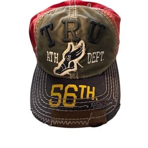 True Religion Unisex Distressed Trucker Hat